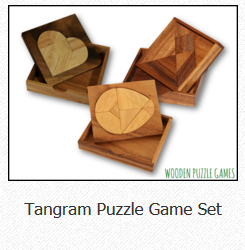 Tangram Puzzle Set - Heart - Egg - Standard